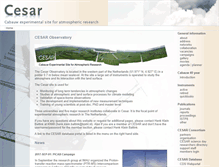 Tablet Screenshot of cesar-observatory.nl